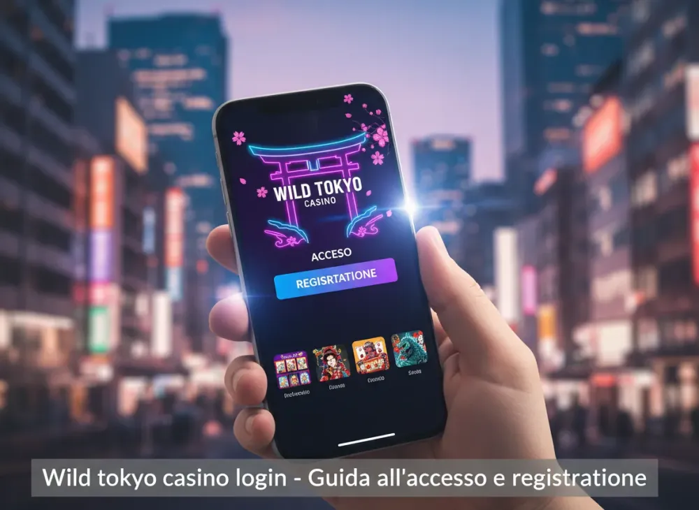 Wild tokyo casino login - Guida all'accesso e registrazione
